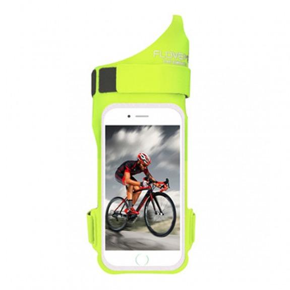 FLOVEME sportovní pouzdro na zápěstí pro iPhone 6 Plus / 6S Plus / 7 Plus / 8 Plus - zelené