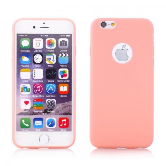 Matný kryt pro Apple iPhone 6 / 6S - růžový
