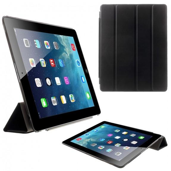 Pouzdro Smart Cover se stojánkem pro Apple iPad 2. / 3. / 4. gen. - černé