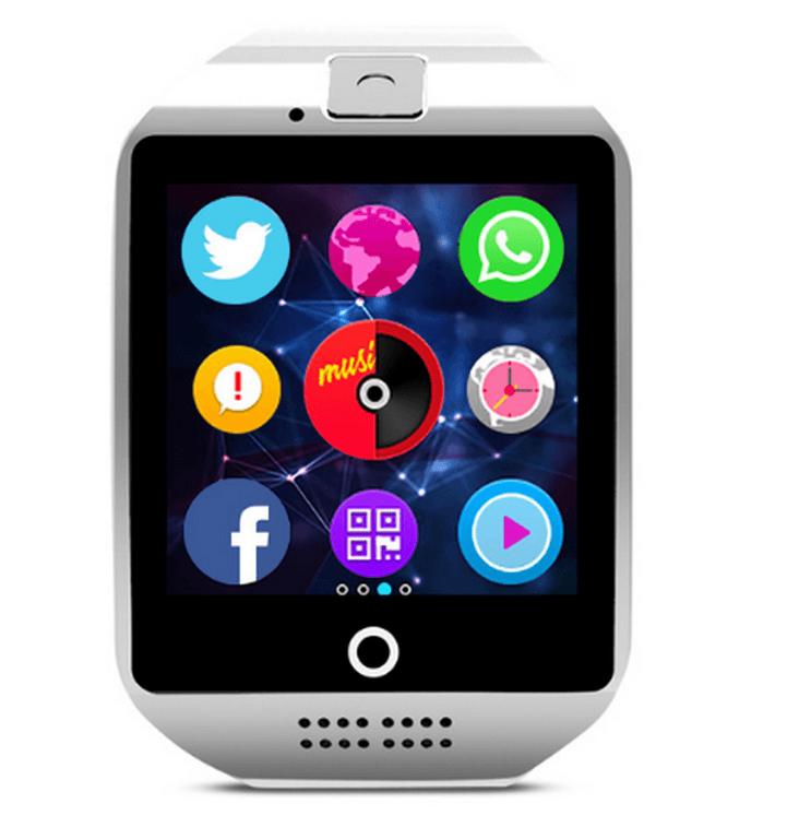 Smartuj Smartwatch Q18 s integrovanou kamerou SMW0003 Barva: Bílá
