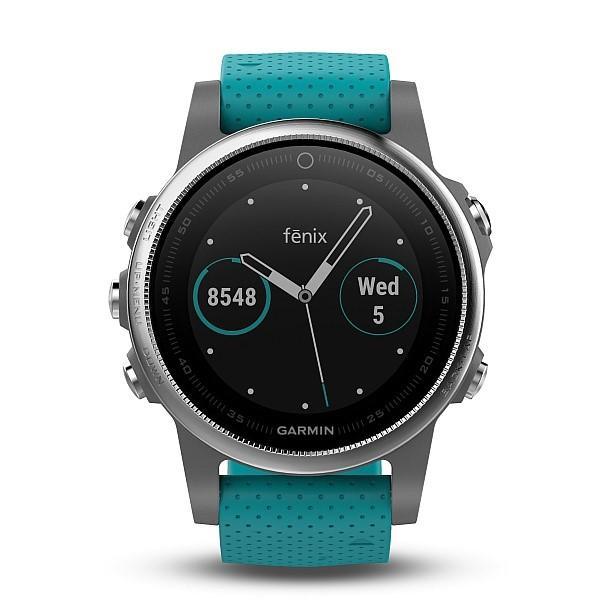 Garmin Fenix 5S stříbrné/modré