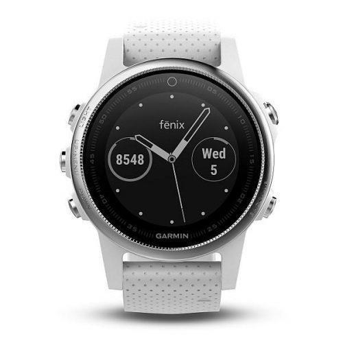 Garmin Fenix 5S stříbrné/bílé