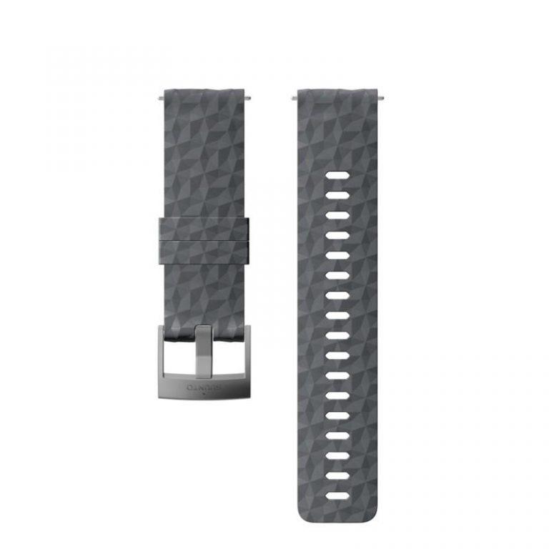 Suunto silikonový velikost M – graphite/gray (SS050222000)