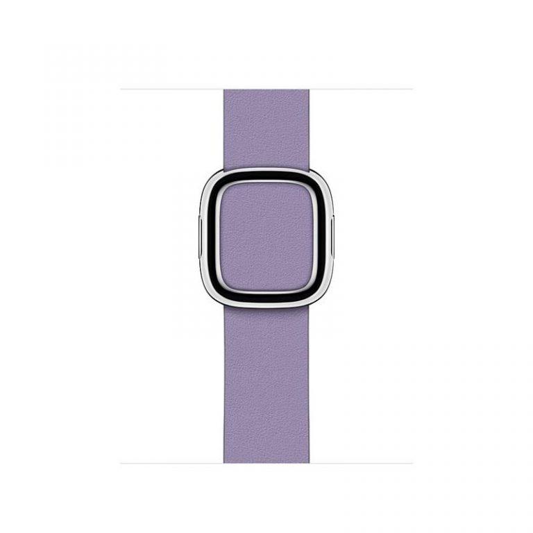 Apple Watch 40mm šeříkově modrý řemínek s moderní přezkou – střední (MV6V2ZM/A)
