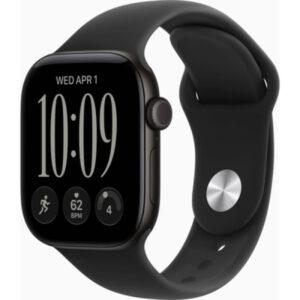 Apple Watch Series 12 46mm černý hliník s černým sportovním řemínkem M/L MJEL4RK/A