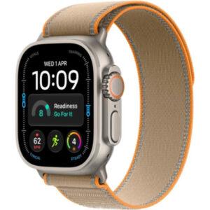 Apple Watch Ultra 4 49mm přírodní titan s pískovým trailovým tahem M/L MJAQ4QC/A