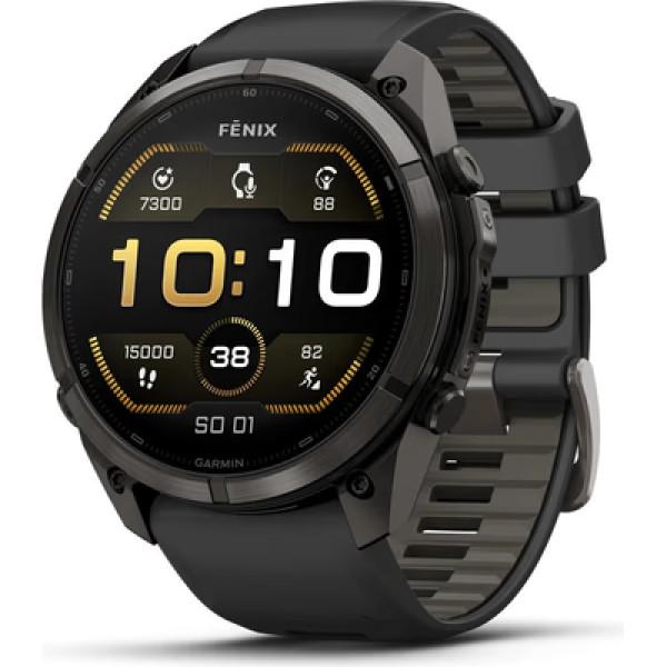 Garmin Fenix 9 Pro 51 mm AMOLED Carbon Gray DLC Titanium Black/Pebble 010-04337-16