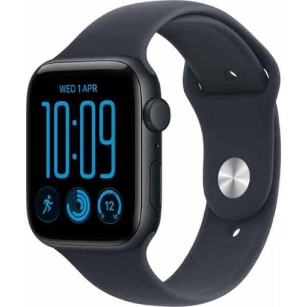 Apple Watch SE 3 40mm Temně inkoustový hliník s námořnicky modrým sportovním řemínkem S/M MJKY4MP/A