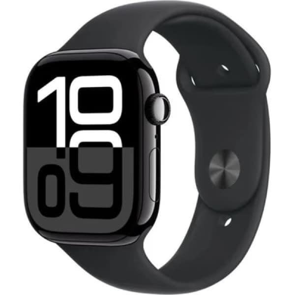 Apple Watch Series 10 GPS + Cellular 46mm Jet Aluminium Case | Sport Band - M/L MWY43ET/A