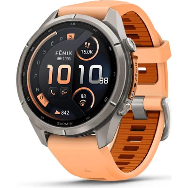 Garmin Fenix 9 Pro 43 mm AMOLED inReach Titanium Shell/Atmosphere 010-04335-01
